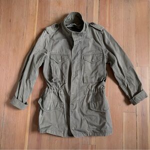 Club Monaco Olive Green Army Utility Jacket